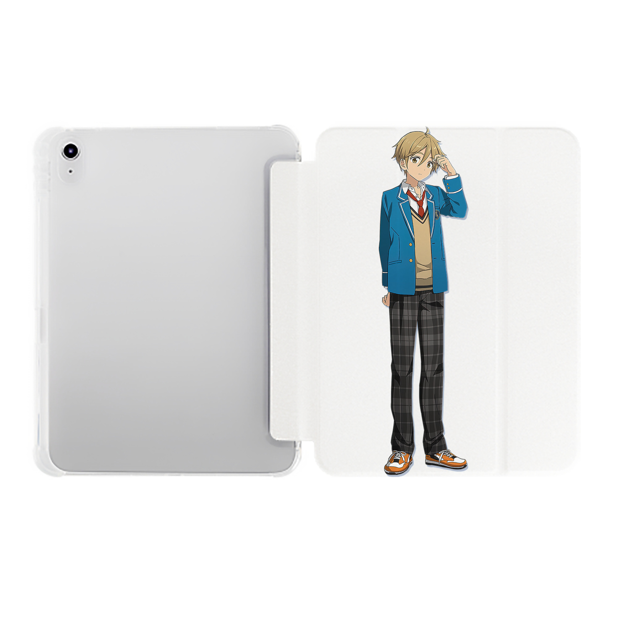 （画像用） あんさんぶるスターズ! Ensemble Stars IPad ケース ペン収納付き 三つ折りスタンド PUレザー×シリコン 対応機種9.5/10.5/10.9インチ